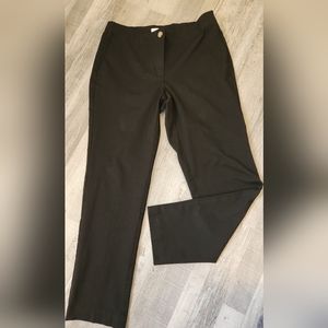 J. Jill Black Straight Trouser Pant Size 8
